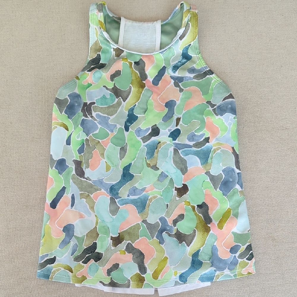 Colorful Althleta Girl Tank Top
